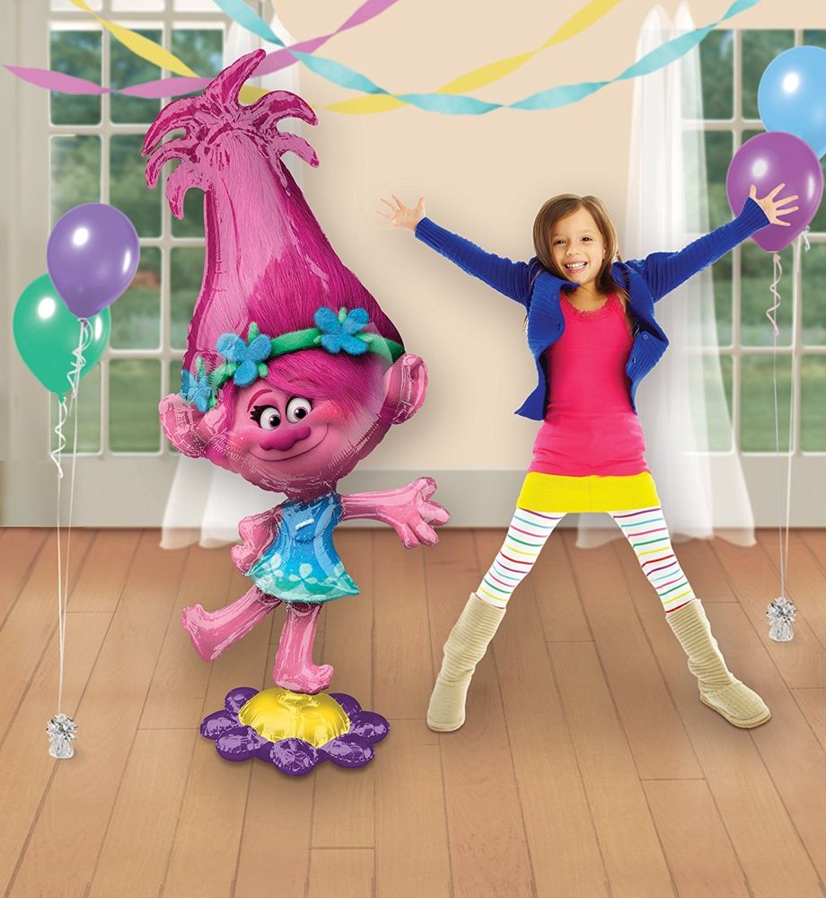 58" Trolls Poppy Birthday Airwalker Balloon