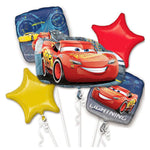 Disney Cars Lightning McQueen Birthday Balloons Bouquet 5pc