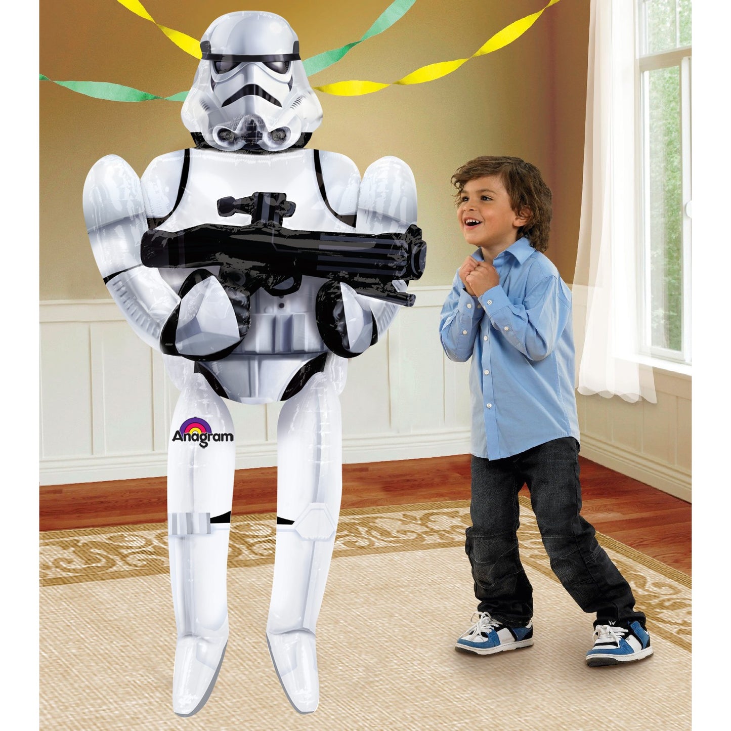 Star Wars Storm Trooper 70" Airwalker Birthday Balloon