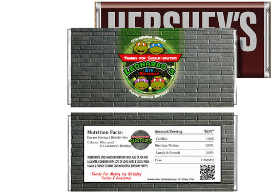 TMNT Ninja Turtles Birthday Party Favors 